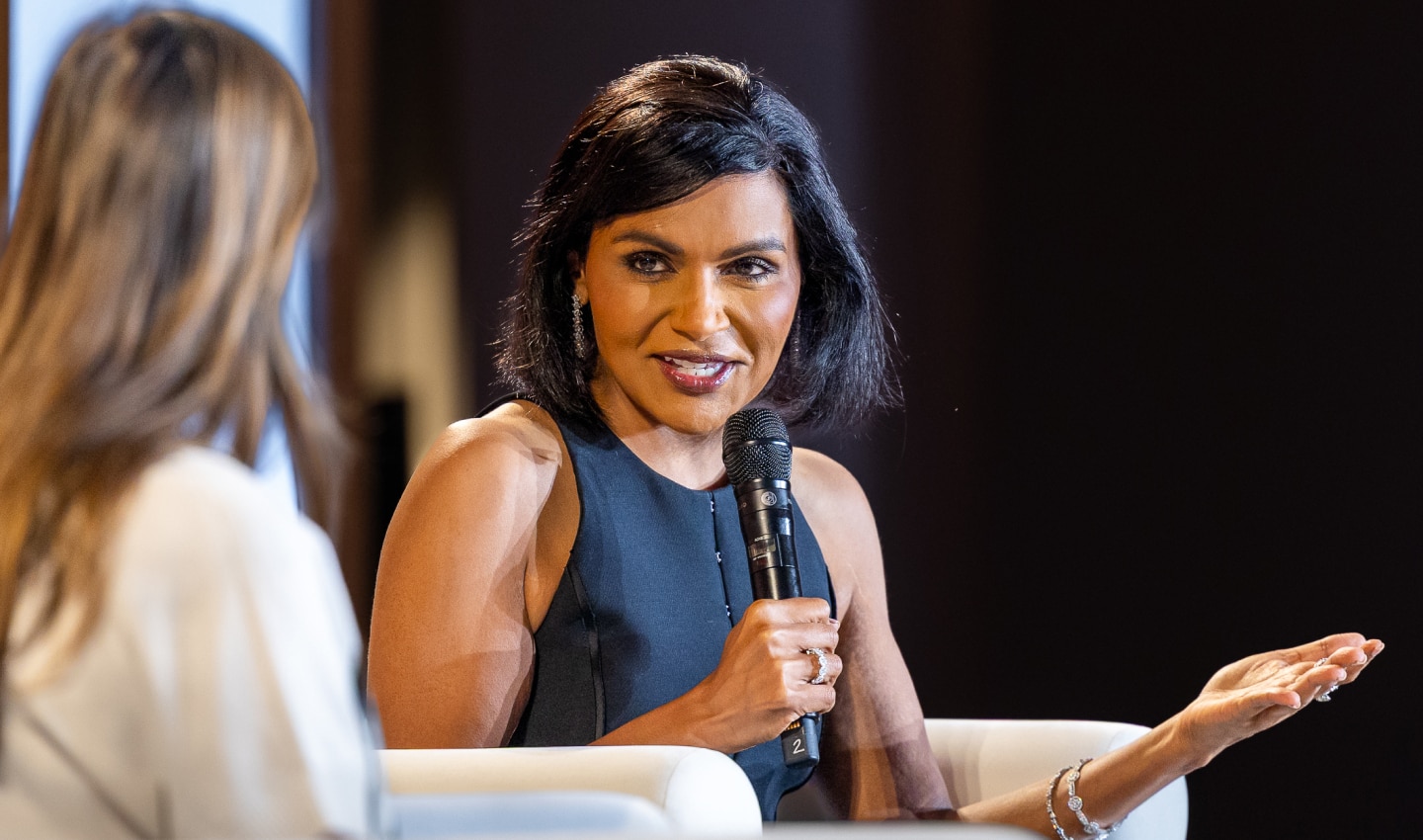 Meena Flynn and Mindy Kaling