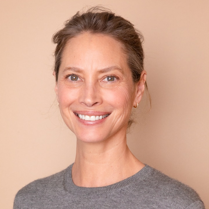 A professional headshot of Christy Turlington Burns.