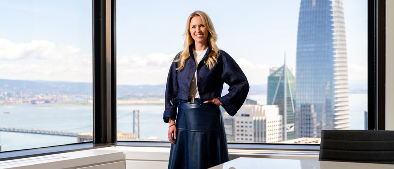 Brittany Boals Moeller, Regional Wealth Management Head at Goldman Sachs, poses for a photo inside the Goldman Sachs offices in San Francisco, Calif. on April 23, 2026.