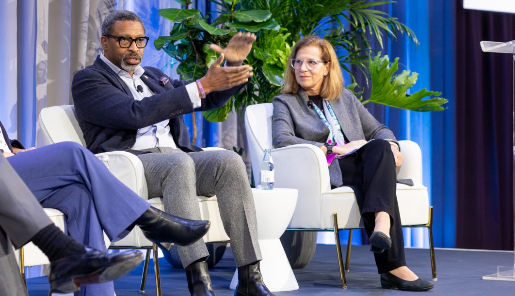 Derrick Johnson, President & CEO, NAACP, and Lindsay Farrell, President & CEO, Open Door 