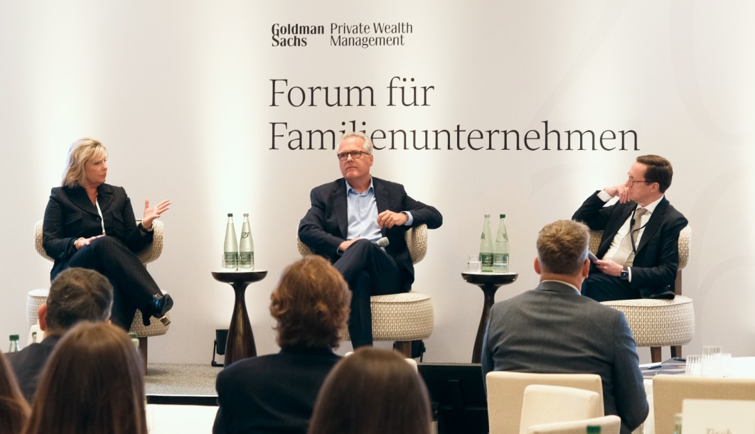 Angie Gifford, Value Accelerator Advisor Goldman Sachs, Member of the Supervisory Board of Thyssenkrupp, former Vice President EMEA Region at Meta, and Kurt Sievers, Former CEO of NXP Semiconductors; Supervisory Board member at Booking Holdings Inc., Capgemini S.E. and Daimler Truck Holding AG, and Wolfgang Fink, Chief Executive Officer, Goldman Sachs Bank Europe SE
