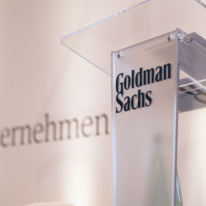 goldman sachs glossy name plate