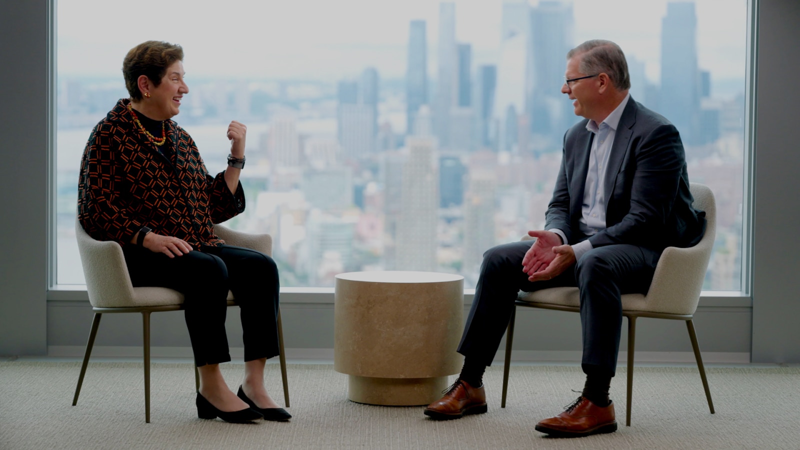 Sharmin Mossavar-Rahmani in conversation with Jim Covello, Head of Global Equity Research within Global Investment Research