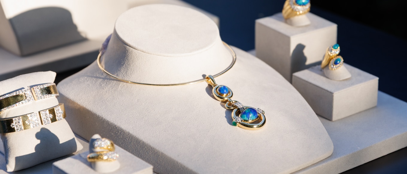 Luxury jewelry piece representing considerations for collecting, valuing, and preserving collectibles.